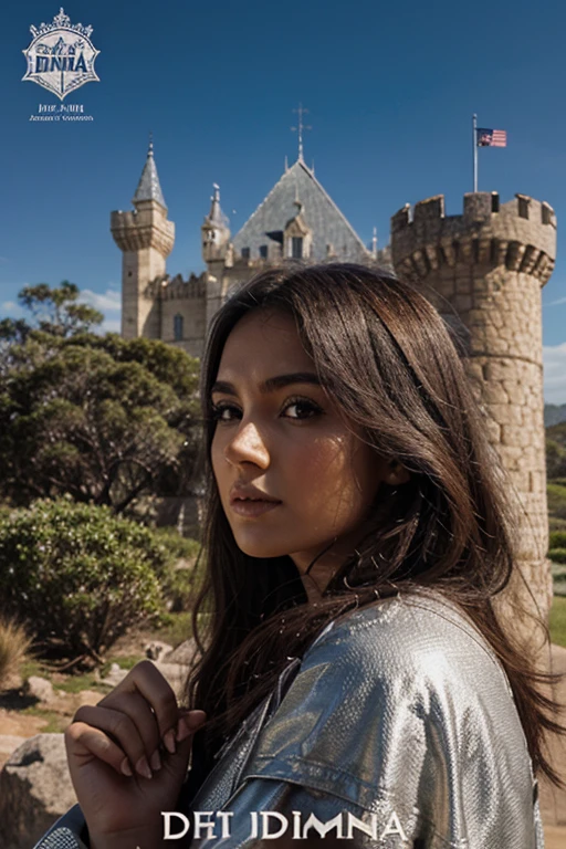 criar uma capa de um livro com o nome "o castelo de diamantina"