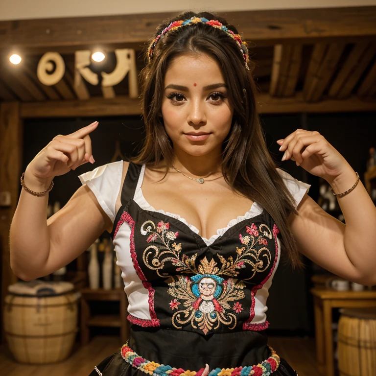 Soy morenita tengo el cabello bien ondulado , tengo los ojos cafe oscuros , me gusta la danza folklorica , estudio la carrera de bioloia y soy enfermera , amo los animalitos