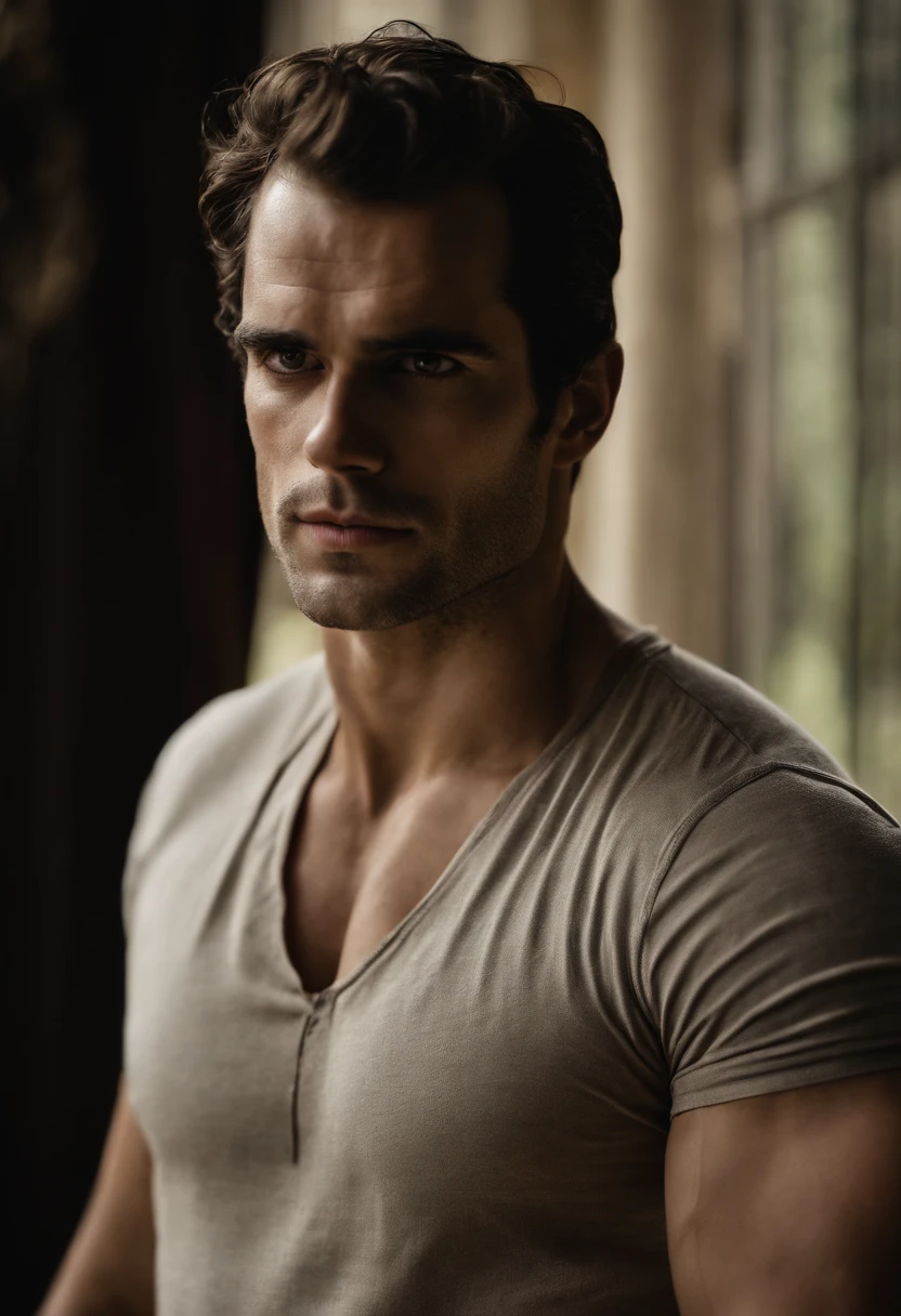 Henry Cavill with big boner in pants
