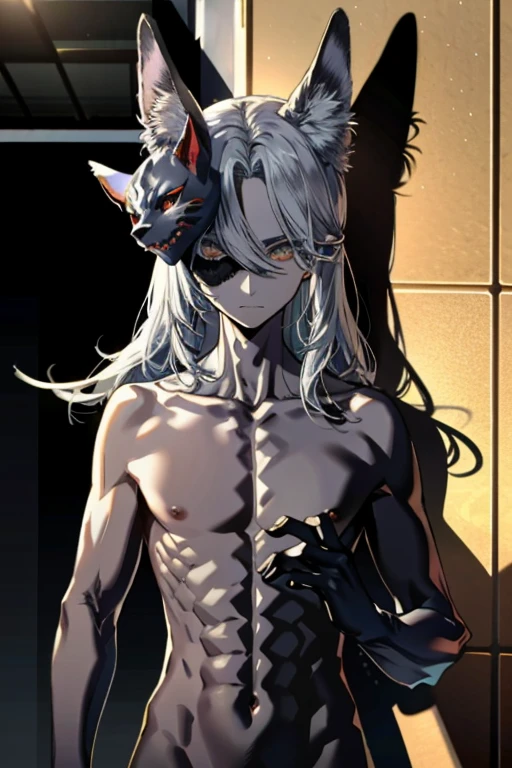 Great monster mask, Shadow body, (((quadruped)))