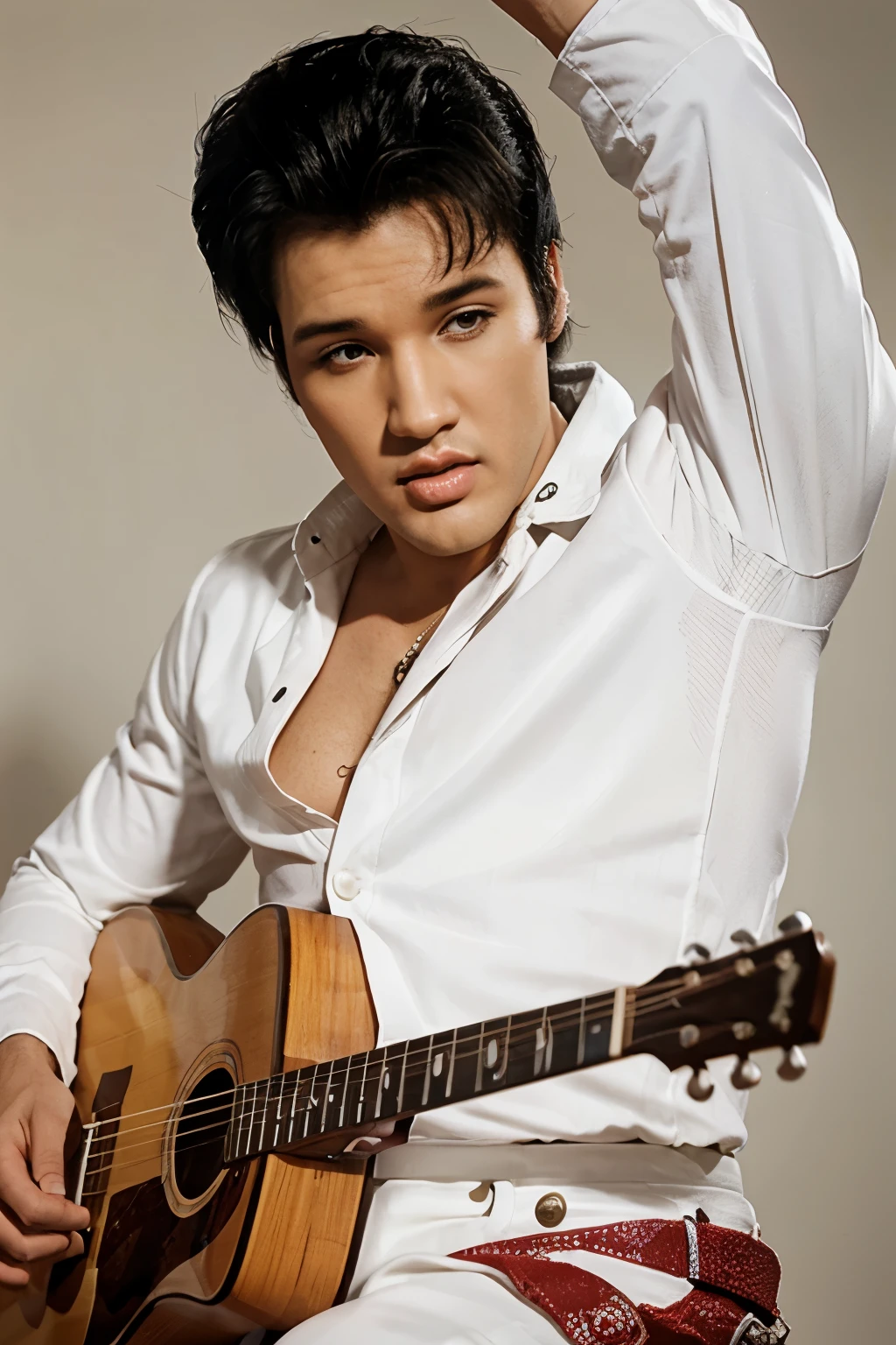 Picture of a Cartoon Elvis