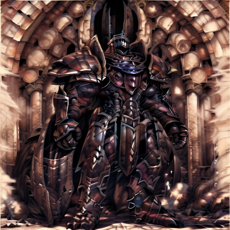 (masterpiece, best quality, detailed:1.2) (Pokémon) LUCARIO, detailed full body, a knight's mechanical armor, glowing wide and heavy armor, wears full body armor. massive muscles, huge pecs, chiseled abs, huge pectorals, exaggeratedly huge muscles. wearing a cloak. unusually developed muscular body big muscle, pecs, triceps, traps, waist narrow, unusually developed muscular body, Dark knight, BlackKnight_fe, The claws are sharp, Sharp teeth, He wears a black cloak on his back.