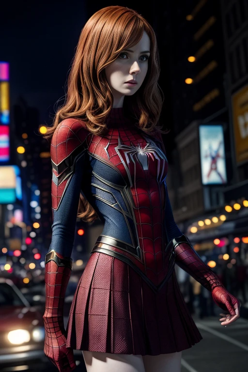 Karen Gillan、マーベルコミックの映画Poster、so beautiful、Movies about Spider-Man、sexy、whole body、Wearing a skirt、Premiere Date、Poster、belly buttonを突き出す、new york、She's wearing a ripped Spiderman suit、The suit is torn、Wearing a skirt、Red and black color scheme、dynamic、masterpiece、highest quality、Super detailed、Very detailed、Delicate and beautiful shine、Ultra-high resolution、Cinematic、break、breakドロップ、(Torn clothes:1.5)、(Wet clothes:1.4)、Bare shoulders、Real Rain、Wet Hair、belly button、Exposed Skin、sexyな肩を披露