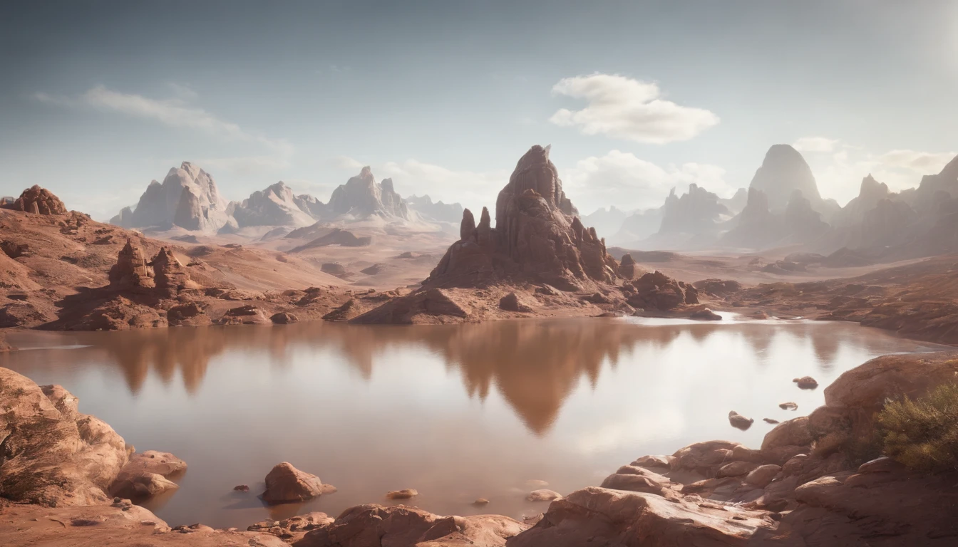 chocolate bar,Ice cream sculpture,Feeling of appetite,Urban complexes, science fiction landscape, surreal sci fi set design, sci-fiish landscape, concept art 8 k, sci-fiish landscape, sci-fiish landscape, Dystopian alien landscape, wide angle scifi landscape, science fiction digital art