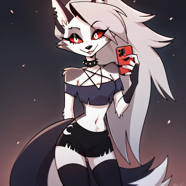 score_9, score_8_up, BREAK, source_anime, (1girl, solo), uncensored, perfect body, slim, thigh highs, fingerless gloves,
anthro, furry, pose, sexy,
Loona \(Helluva Boss\), 