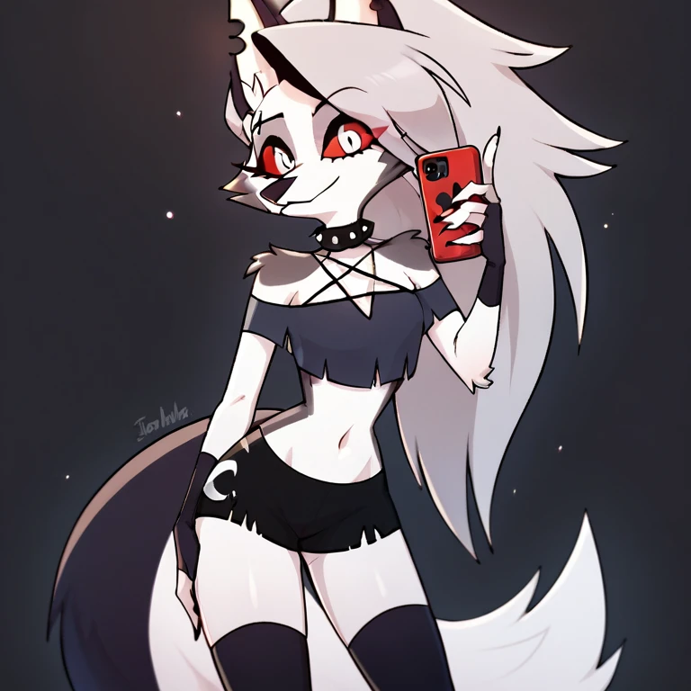 score_9, score_8_up, BREAK, source_anime, (1girl, solo), uncensored, perfect body, slim, thigh highs, fingerless gloves,
anthro, furry, pose, sexy,
Loona \(Helluva Boss\), 