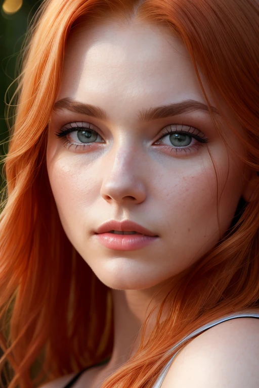 Image: A stunningly realistic photo of Yelena Belova, the blonde-haired, red-headed beauty, Anna Nikonova aka Newmilky, the fiery red-haired Swedish woman, Ava Max, the seductive brunette with long, rojizo hair, and big eyes.

Photographed in a Canon EOS R5, 50mm Lens, F/2.8, high resolution, ultra-high definition, detailed, hyper-detailed, with a focus on realistic skin texture and high contrast. This photorealistic digital art piece showcases the trending on Artstation 8k HD high definition, with a detailed,