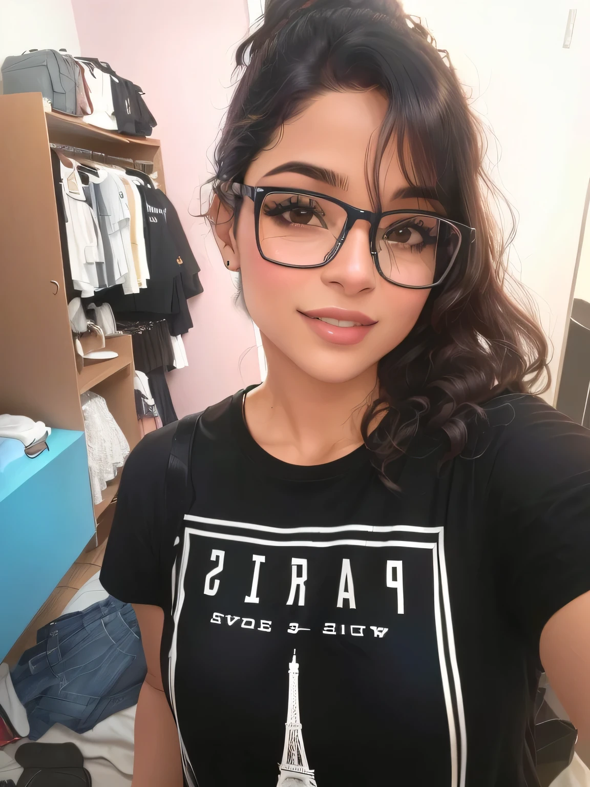 arafa woman in glasses and black shirt with paris wine and love, with glasses, selfie de uma jovem, vestindo camiseta preta, Mulher de 3 0 anos, mulher de 30 anos, malika favre, with glasses on, 27 anos de idade, foto de perfil de foto de retrato, 28 anos de idade, vestindo uma camiseta, sem oculos