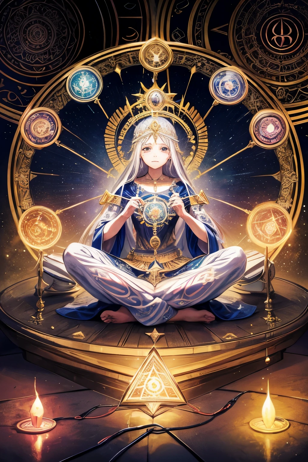 esoterismo, tetragramaton, caduceu de mercurio, mandala, luz, chakras