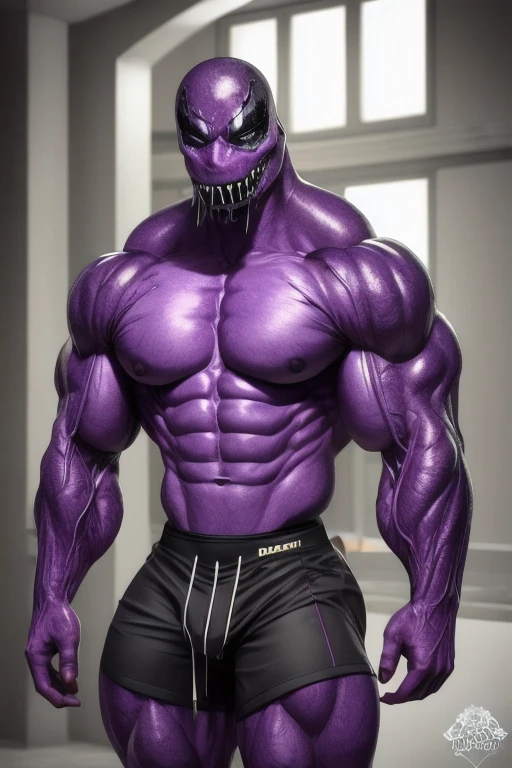 Muscular purple venom with veins