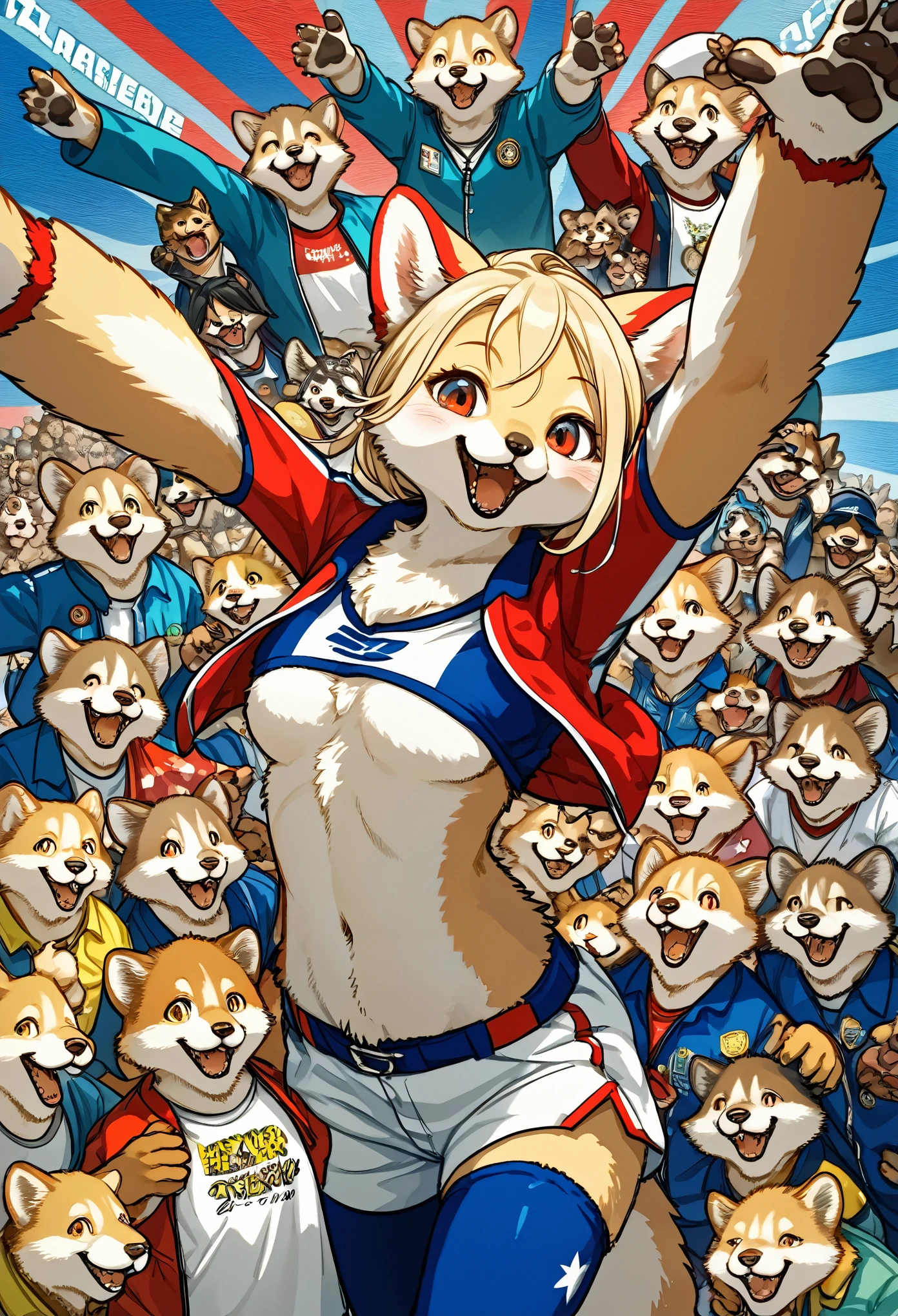 super high resolution, detailed background, World Heritage Site, 6+boys, 6+girls, Happy, joyful, absurdres(Photos of solo travelers)(kemono, furry anthro)cinematic,