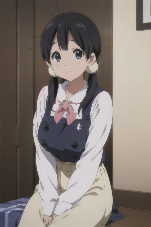 (((Pixel Perfect, Perfect in every detail))), alone, One girl, tamako kitashirakawa, , View Viewer, smile, （Huge breasts:1.5）
