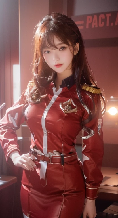窓の前で写真を撮るWoman in uniform, Trending on cgstation, Trending on cgstation, Wearing a red captain&#39;s uniform, Smooth CG art, 美しくAttractive woman性, Woman in uniform, from women&#39;s frontline, Wear military uniform, Fine details. Girls&#39; Frontline, Attractive woman, bright uniform background, [ 4k digital art ]!!,Surrealism, modern, blending, Fujicolor, atmospheric perspective, UHD, ccurate, anatomically correct, textured skin, high details, best quality, HD