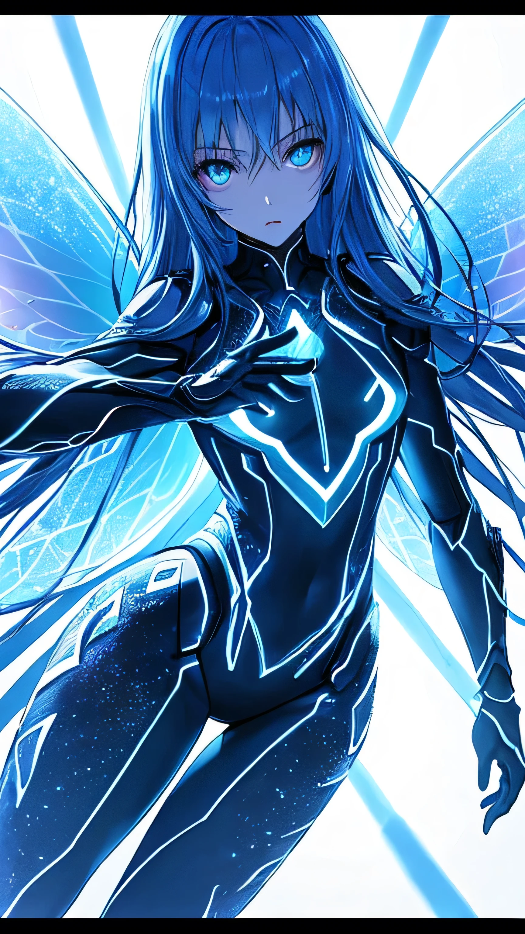 《The surface painting is intact》neon lights、Super detailed、Fairy tale lighting、Realism、Bright colors、light dose、HDR production 、The body frame is framed by colorful neon lights。This is a special move.!