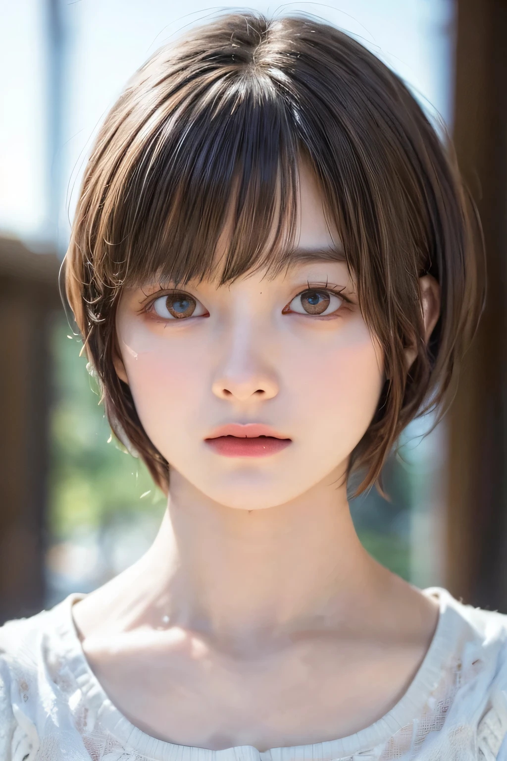 (NSFW:-1.5), (masterpiece:1.3), (8k, photorealistic, RAW photo, best quality: 1.4), 
cinematic lighting, 
(1boy), beautiful face, (realistic face), 
beautiful hairstyle, (short hair:1.5),
realistic eyes, beautiful detailed eyes, 
(realistic skin), beautiful skin, 
(blouse), 
absurdres, attractive, 
ultra high res, ultra realistic, highly detailed, 
golden ratio, 1girl, 
