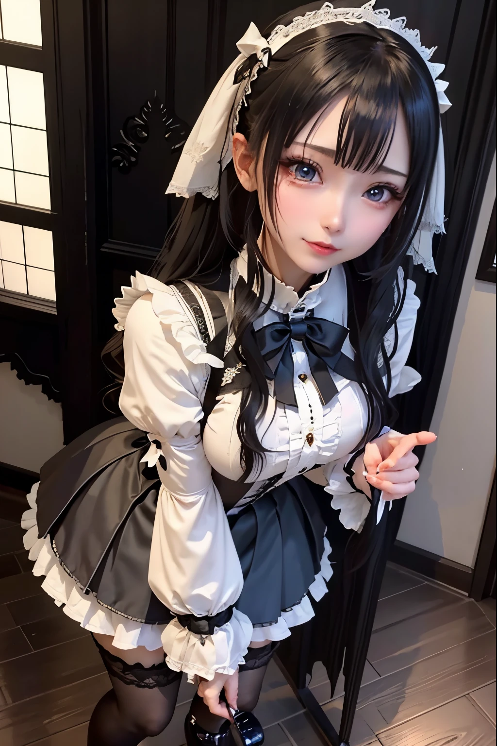 ハードDark Gothicメイク、Deep Night Sky、Horror、Black dark eyeshadow、cry、sad、Good skin radiance、Dark Gothicメイク、Dark smile、palace、The beauty of fragrance、24-years-old、Expressions of intense sexual pleasure、Embarrassed look、Dark Gothic、Obscene language、highest quality、Drunk face、紫のMaid clothes、Mysterious、Noble、sexy、Loving smile、Twin tail hair、Right blue eye, Left eye is red、Platform Heel Shoes、Heavy makeup、Gothic ta Clothing、A little slimmer、Silver Hair、Long Hair Straight Hair、Cute Gothic Loliress、Beautiful Face、elegant features、Fascinating face、Stained glassが背景、Chest glistening with sweat、The room is dark、goth long dress、Bell Sleeves、Wizard Sleeve、Decadent look、Sexually excited expression、Glossy thighs wet with water、Thighs that are wet and shiny with oil、Background of a room full of roses、sad表情、Rose Maiden、The embroidery is pink、The dress has pink embroidery、Thigh-high socks、Knee-high socks、Gentle expression、Dark black eyeshadow、Stained glassと薔薇背景、Female Duo、Female couple、dark church background、Stained glass、Black metal world、Dark Castle、Dark Room、Slender body、upright、walk、Are standing、gothic long dresaid clothes、Victorian dresses、Her thighs glisten with sweat、My body is wet and shiny、Lots of glitter on the thighs、sweating、My thighs are sticky from sweating、Sweat glistens on the thighs, The whole body is sweaty and shiny、Quite sweaty、My thighs are sweaty、My thighs are so wet、My thighs are shining with sweat、A lot of sweat glistens all over the body、The thighs are the best、Thighs are glamorous、Small breasts、Playing guitar、Singing while playing the guitar、les paul guitar、Holding a guitar、Playing in a band、
