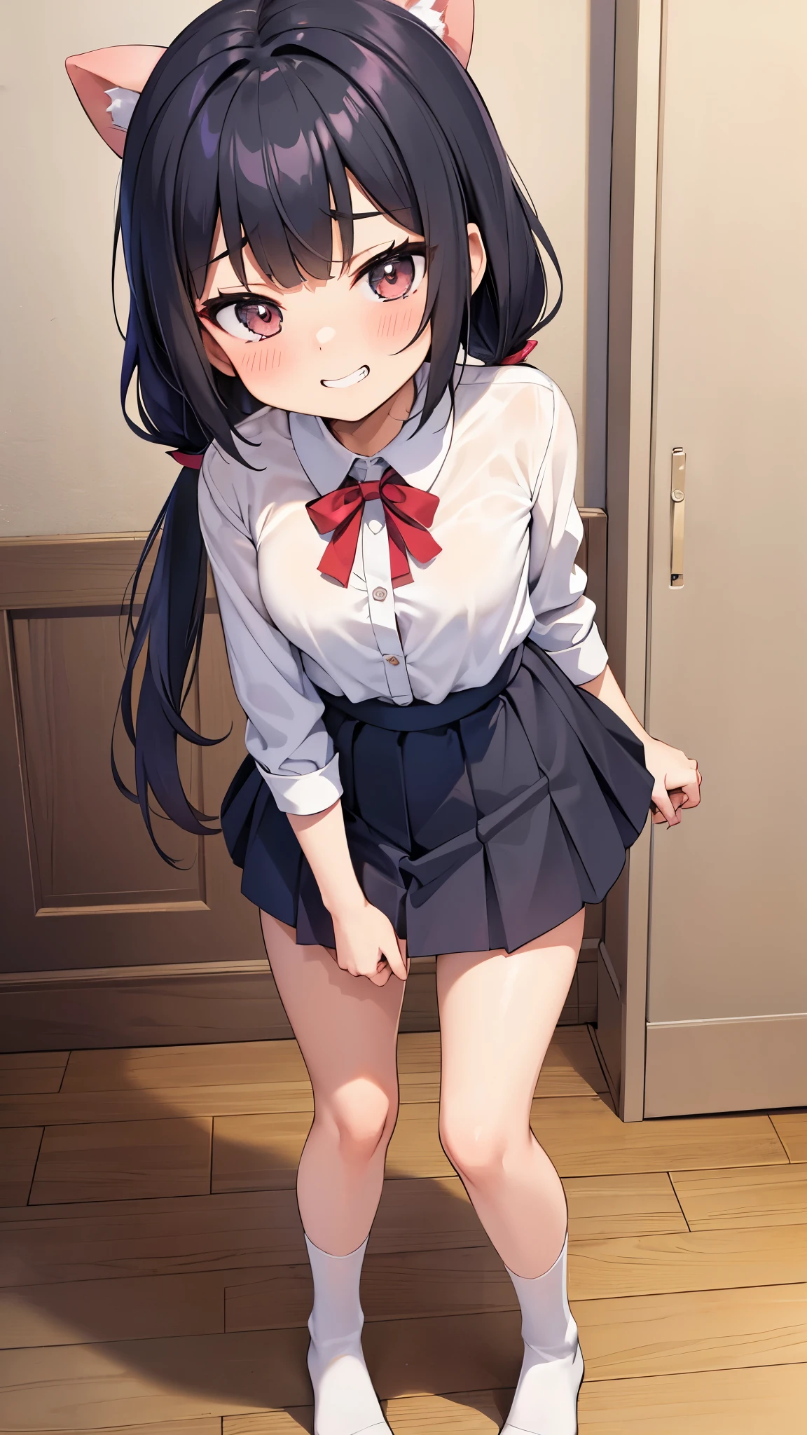 1 nubile junior idol cute lovable adorable tiny korean middle-school girl energetic, loose hair, shy smile, exposed supple breast, unique face, blacke hair, jav actress, naked, immature, childish, acting shy, delicate, weak, loving romantic vibes, in love, small short height, preparing for mating, fantasy dwarf girl noble princess, short slim legs, mischievous, soft babyfaced gentle happy looking face, carefree, unblemished skin, otaku student president, grin, pigtail hairstyle, naughty, teasing, awkward short girl, pitite lityle dainty diminutive, shougakusei shoujo, excited, hyperactive girl, skirt