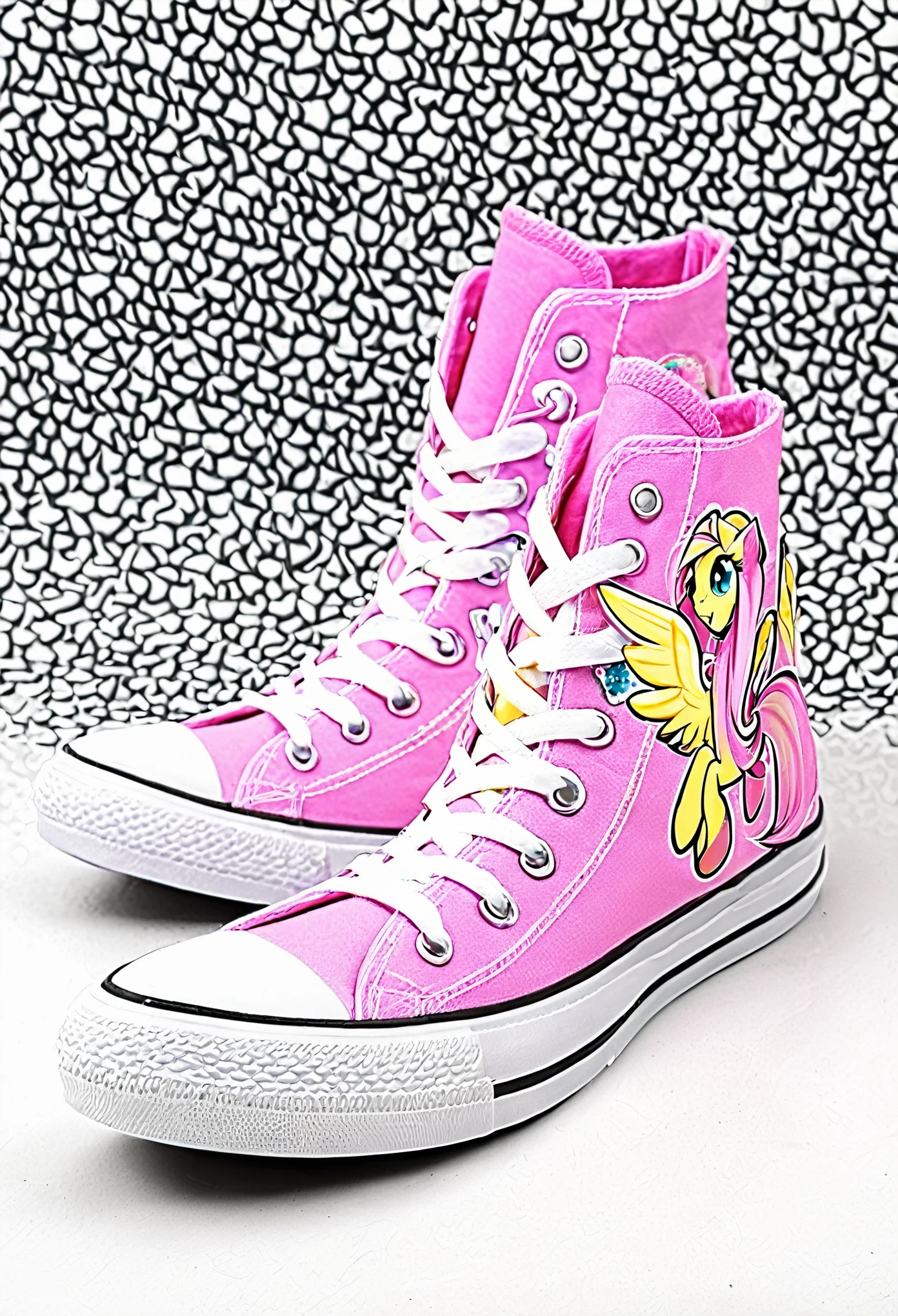 Tênis estilo All Star Reverse Fluttershy de my little pony