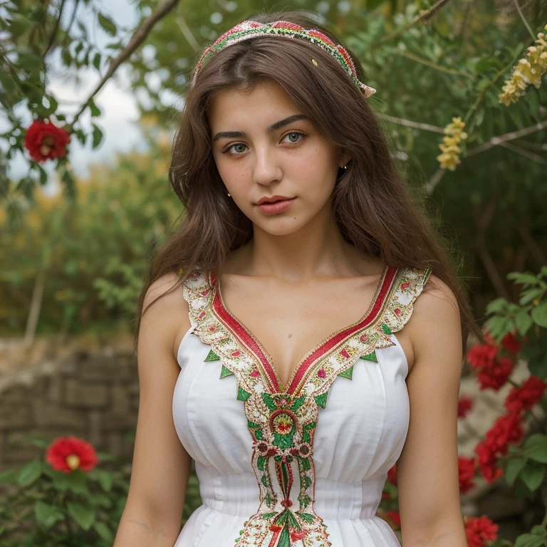 Beautiful woman, 18 years, Bulgaria 🇧🇬 , bulgarian ethnicity, dressed in traditional clothing