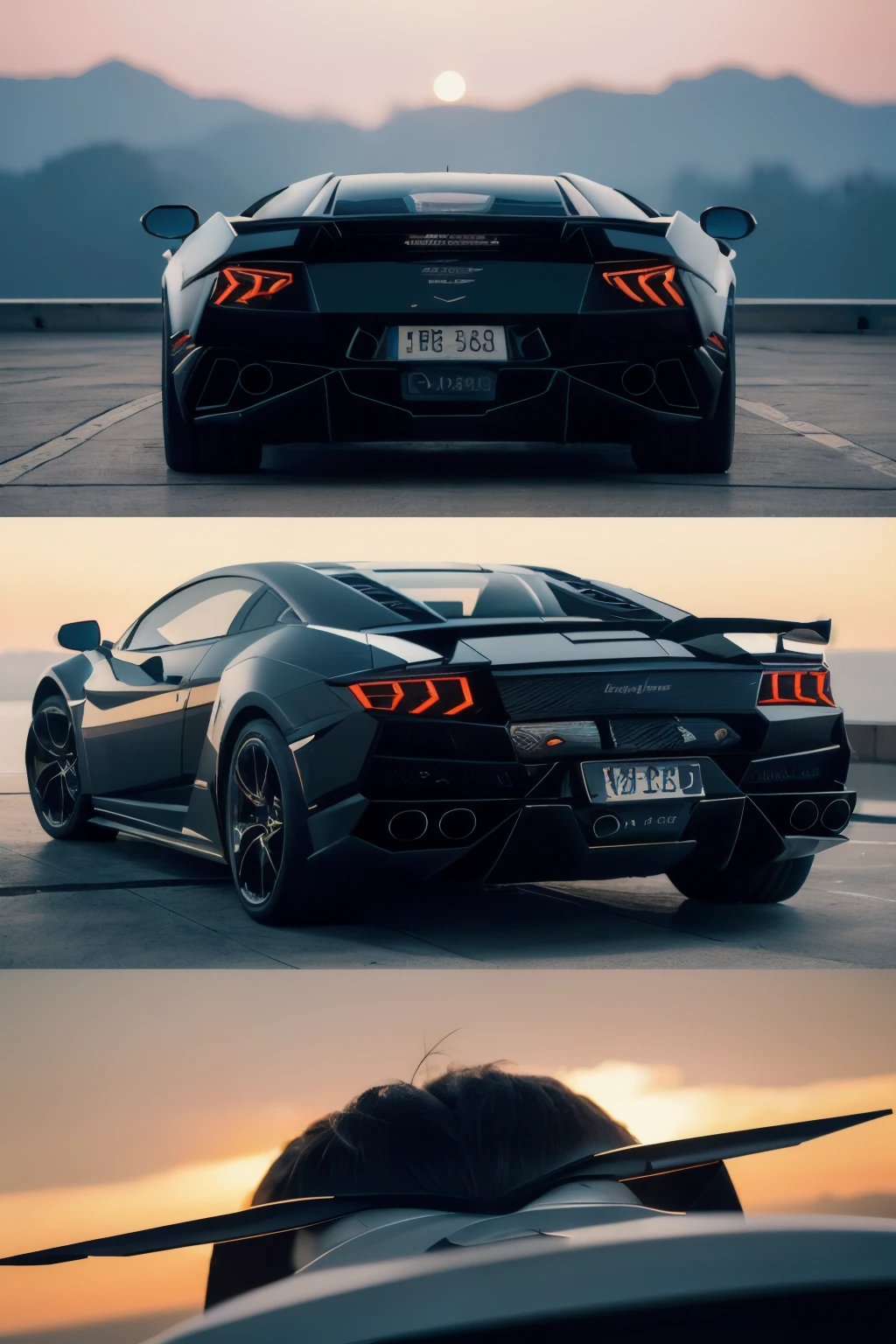 highest quality,(((Photo of a medium-sized aircraft)), Perfect composition, Complex, Symmetric, Soft lighting, Complex details, Very detailed, Unreal Engine, Studio Photo, masterpiece, Expert, Extremely detailed, 4K resolution, Realistic photos, Dramatic lighting, Professional Lighting, Degrees of Freedom, Blurred Background, A scenario with a black Lamborghini model in the background