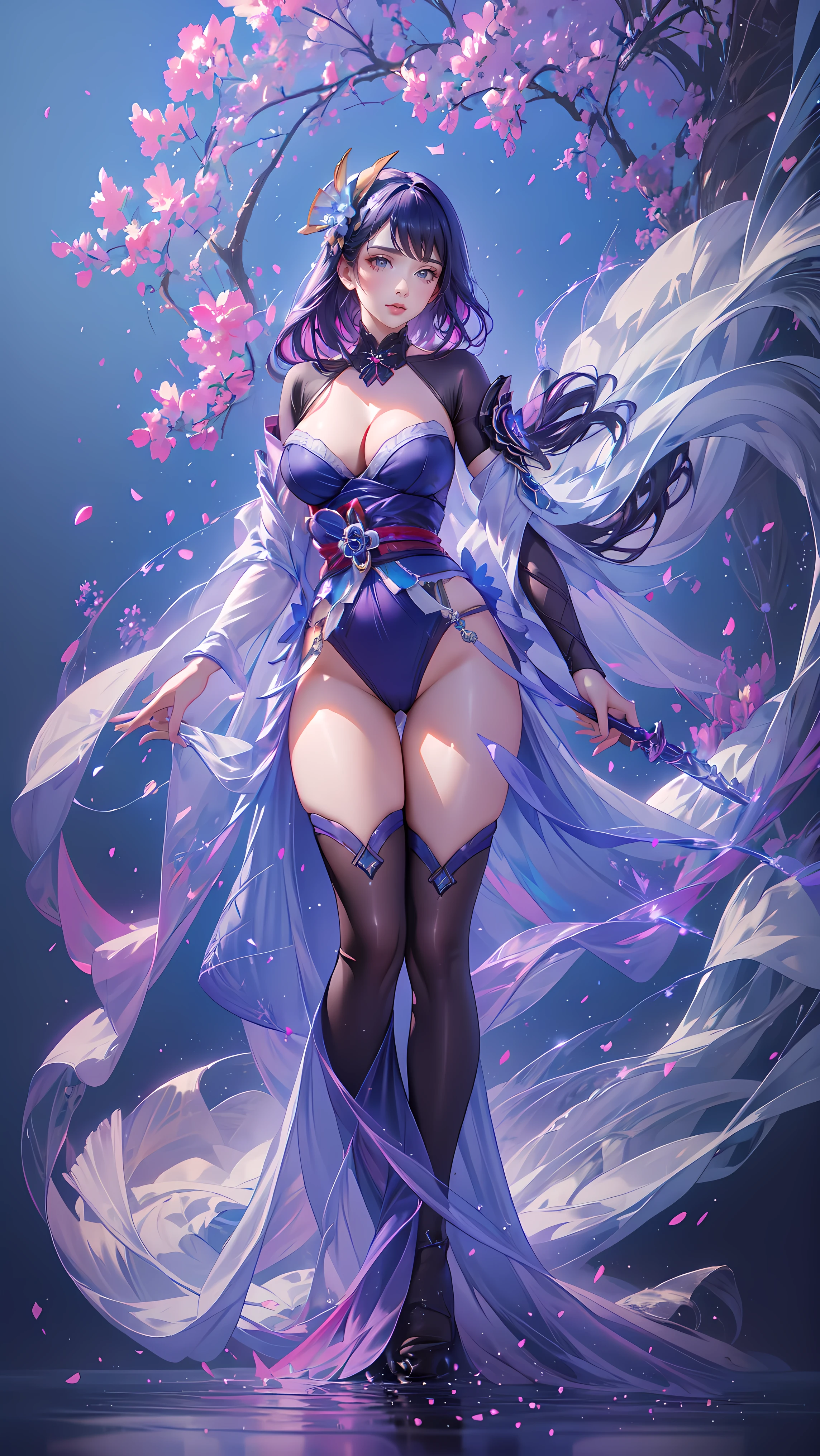 (((FULL BODY POSE))) (((SHOW PANTIES))) (((BIG GIANT ?????))) (((GOOD FINGER, ??????? CORRECTED))) (((PURPLE HAIR HOLDING A SAMURAI SWORD))) (((BLUE LUXURY SWIMSUIT)) | A WOMEN WEAR ((???? OUTFIT)) FLOATING IN THE WATER ((BLUE SKY BACKGROUND)) ((SAKURA FLOWER PETALS FAILING BACKGROUND IS A BLUE SKY)))) HORIZON PLANET FULL OF (((STARS))) | big eyes, ((big ?????)) ???? pose, big thigh, full body, ?????????????, ?????????, show panties, smile, portrait knights of zodiac, extremely detailed ((pixiv arts)), high detailed official artwork, [ tarot card ]!!!!!, detailed key anime art, knights of zodiac anime, beautiful celestial mage, firefly from honkai star rails, full body | (dynamic angle:1.1), outline, ((thick line art)), cover, stylish, official art, (details:1.2), (fantasy), garden, (bloom:1.1), glow:0.2, shadow, nature, flower, splash water, crystal, snowflakes, particles, bokeh, anamorphic light (depth of field), sharp focus, (volumetric lighting), (bokeh:0.6), film grain:0.4, (soft lighting:1.1) (VIGNETTE:1) | high-quality, ultra-detailed illustrations, ultra-high resolution, (high resolution, overwhelmingly pixel-perfect, luxurious illustration), (Ultra Quality, Masterpiece, Ethereal:1.4) photorealistic:.1.4, UHD (8k, RAW photo, best quality, masterpiece:1.2)