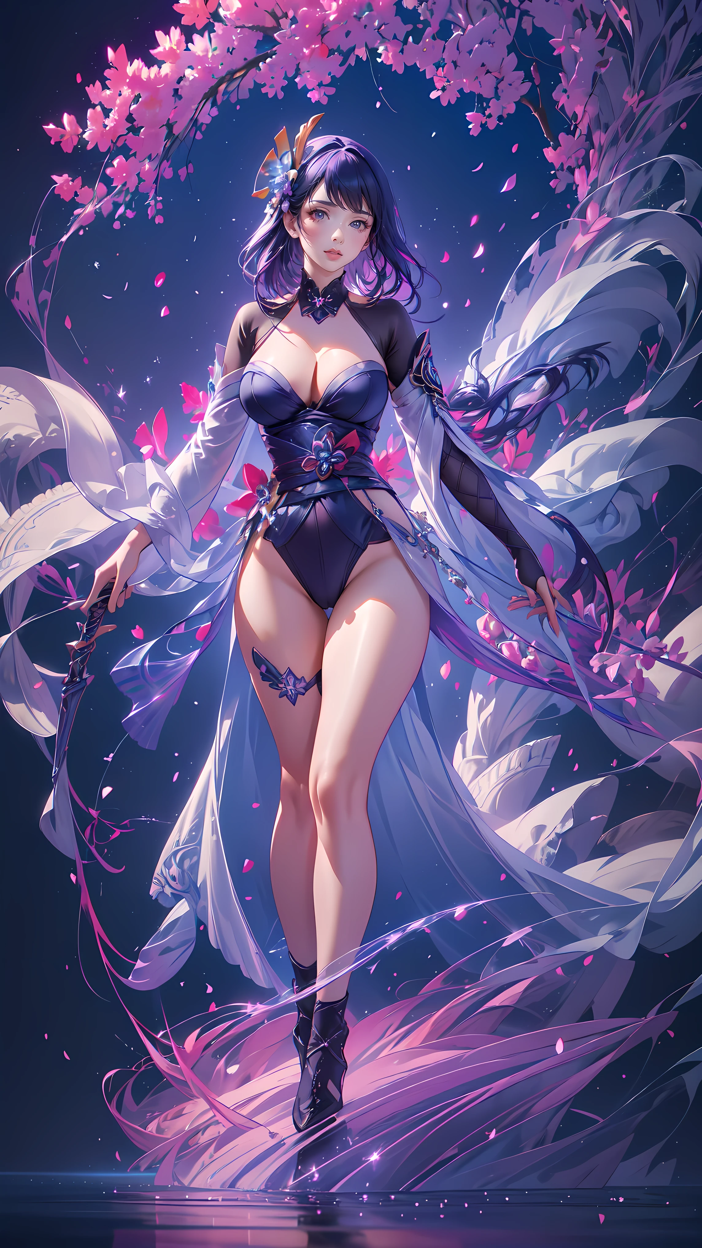 (((FULL BODY POSE))) (((SHOW PANTIES))) (((BIG GIANT BOOBS))) (((GOOD FINGER, ANATOMY CORRECTED))) (((PURPLE HAIR HOLDING A SAMURAI SWORD))) (((BLUE LUXURY SWIMSUIT)) | A WOMEN WEAR ((SEXY OUTFIT)) FLOATING IN THE WATER ((BLUE SKY BACKGROUND)) ((SAKURA FLOWER PETALS FAILING BACKGROUND IS A BLUE SKY)))) HORIZON PLANET FULL OF (((STARS))) | big eyes, ((big boobs)) sexy pose, big thigh, full body, large breasts, open legs, show panties, smile, portrait knights of zodiac, extremely detailed ((pixiv arts)), high detailed official artwork, [ tarot card ]!!!!!, detailed key anime art, knights of zodiac anime, beautiful celestial mage, firefly from honkai star rails, full body | (dynamic angle:1.1), outline, ((thick line art)), cover, stylish, official art, (details:1.2), (fantasy), garden, (bloom:1.1), glow:0.2, shadow, nature, flower, splash water, crystal, snowflakes, particles, bokeh, anamorphic light (depth of field), sharp focus, (volumetric lighting), (bokeh:0.6), film grain:0.4, (soft lighting:1.1) (VIGNETTE:1) | high-quality, ultra-detailed illustrations, ultra-high resolution, (high resolution, overwhelmingly pixel-perfect, luxurious illustration), (Ultra Quality, Masterpiece, Ethereal:1.4) photorealistic:.1.4, UHD (8k, RAW photo, best quality, masterpiece:1.2)