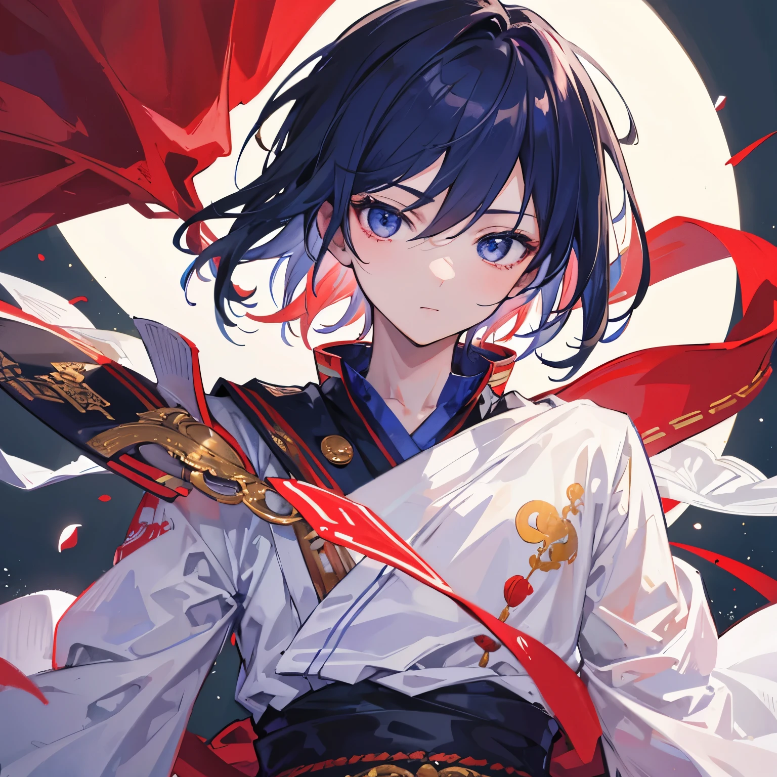 masterpiece, best quality, high quality, 1boy, solo, male focus, looking at viewer, upper body, yukihira_souma