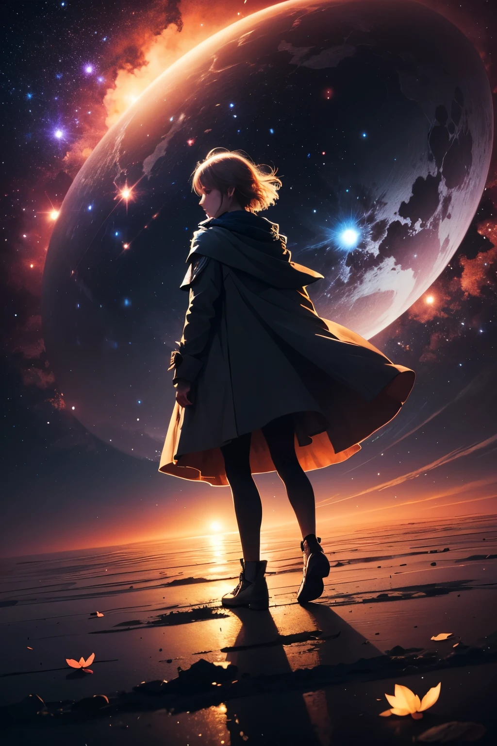 univers　ciel de nuit　Light　Fantaisie