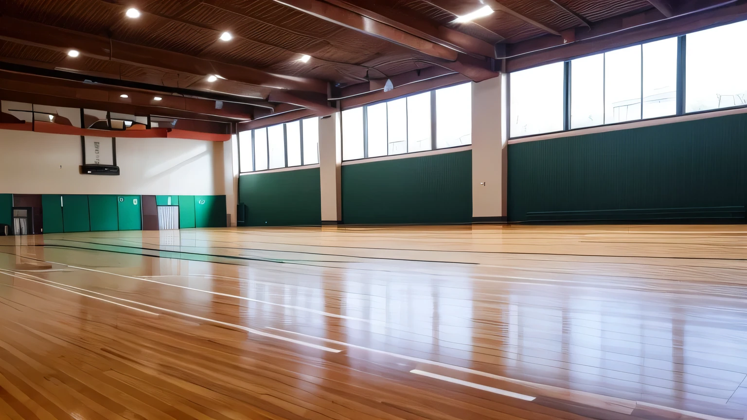 Image of the gymnasium interior、Photo quality、Real、There is no one