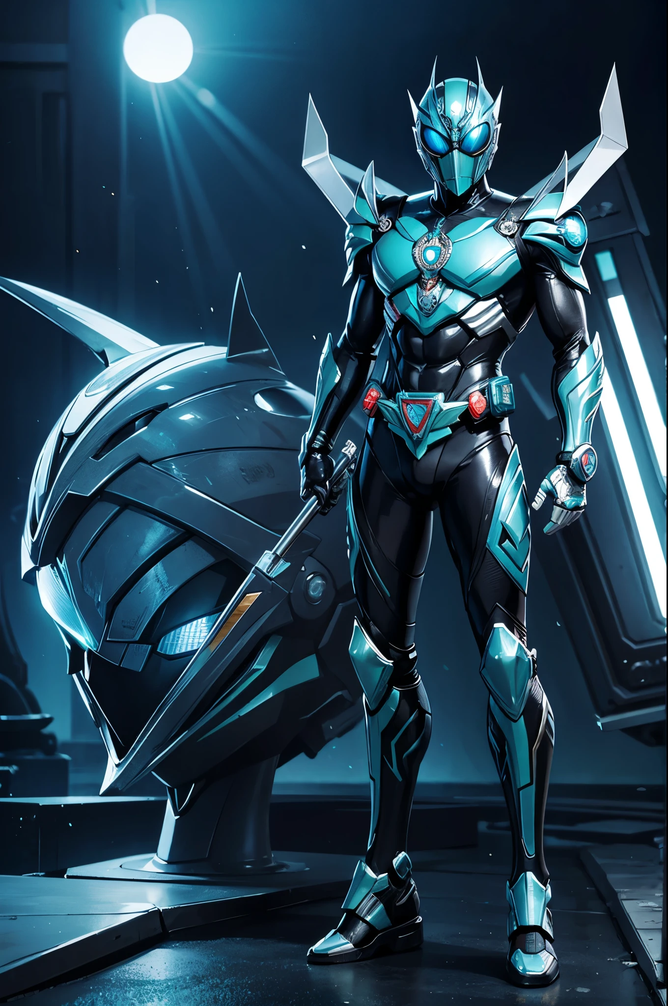 full body kamen rider poseidon motif