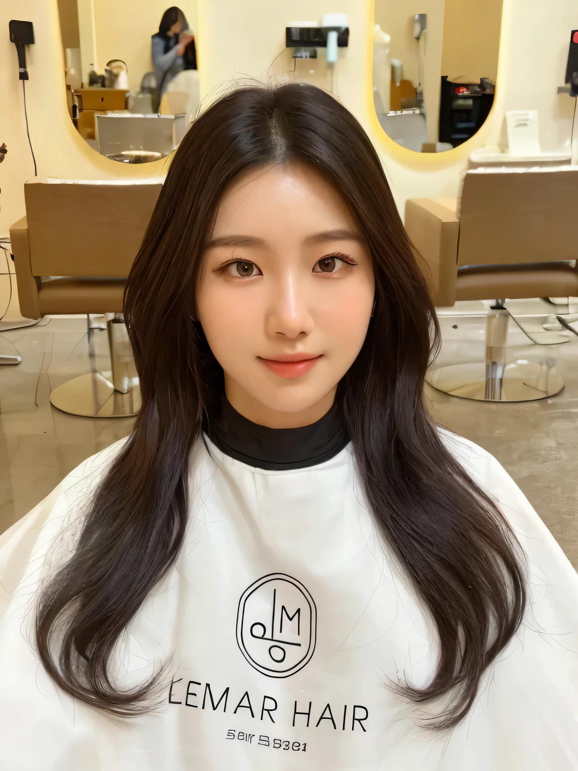 Best Quality, 8k, Masterpiece, (Portrait: 1.3), (photo realistic:1.4), (hyper realistic:1.4), Sharp Focus, looking at viewer, (smoother lighting:1.1), (increase cinematic lighting quality:0.9), realistic lighting, backlighting, light on face, ray trace, (brightening light:1.2), (Increase quality:1.4), sharp detail, (best quality real texture skin:1.4), finely detailed eyes, black_eyes, finely detailed face, 25 year old Korean woman

