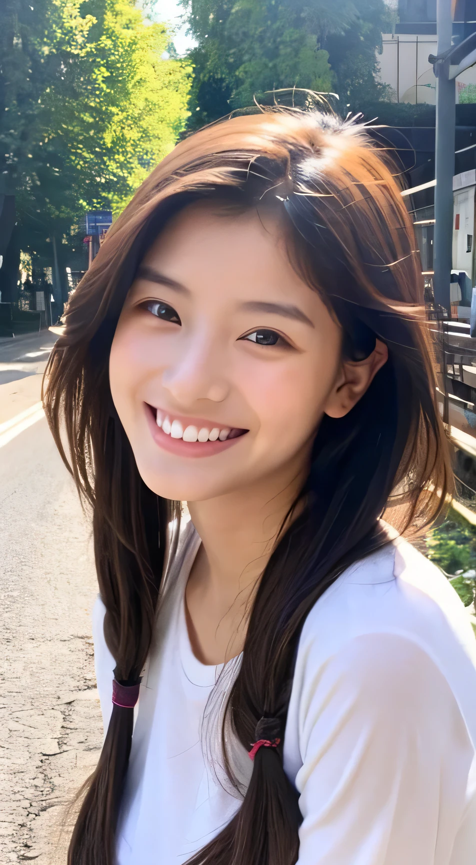 20-year-old、Beauty、Cute Smile、Mont、sunny day