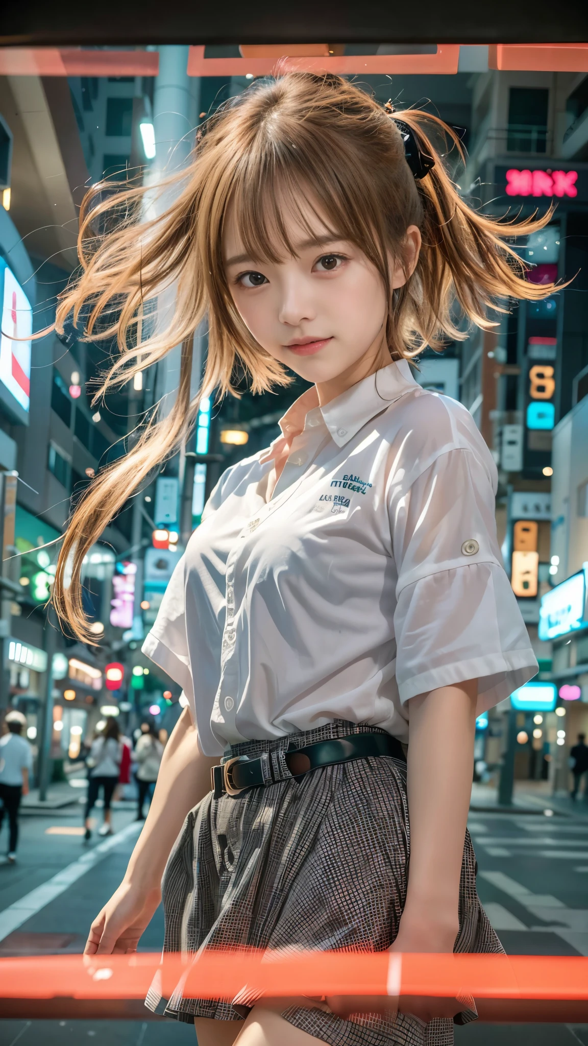 anime風の女性キャラクターのカラフルなプロフィール写真. anime「My Favorite Child」has characteristics that are clearly different from. The setting is a futuristic city lit up by neon lights. The environment is stimulating and adventurous. The camera settings are、A digital camera with a low ISO setting. This lens is a medium aperture zoom lens.. キャラクターデザインは日本のイラストレーターとanimeーターにインスピレーションを受けた, Akiko Sterrenberger, Photographed by Makoto Shinkai, Your Name。Director of