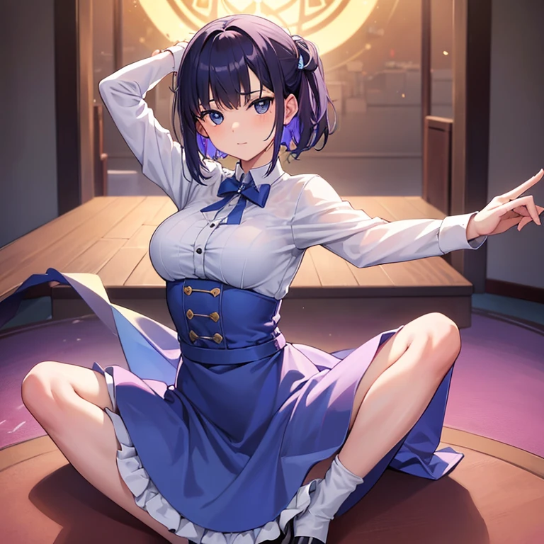 Magic circle, (( girl, pov, hetero, )), (dancing, sitting, spreading legs:1.5, ), 