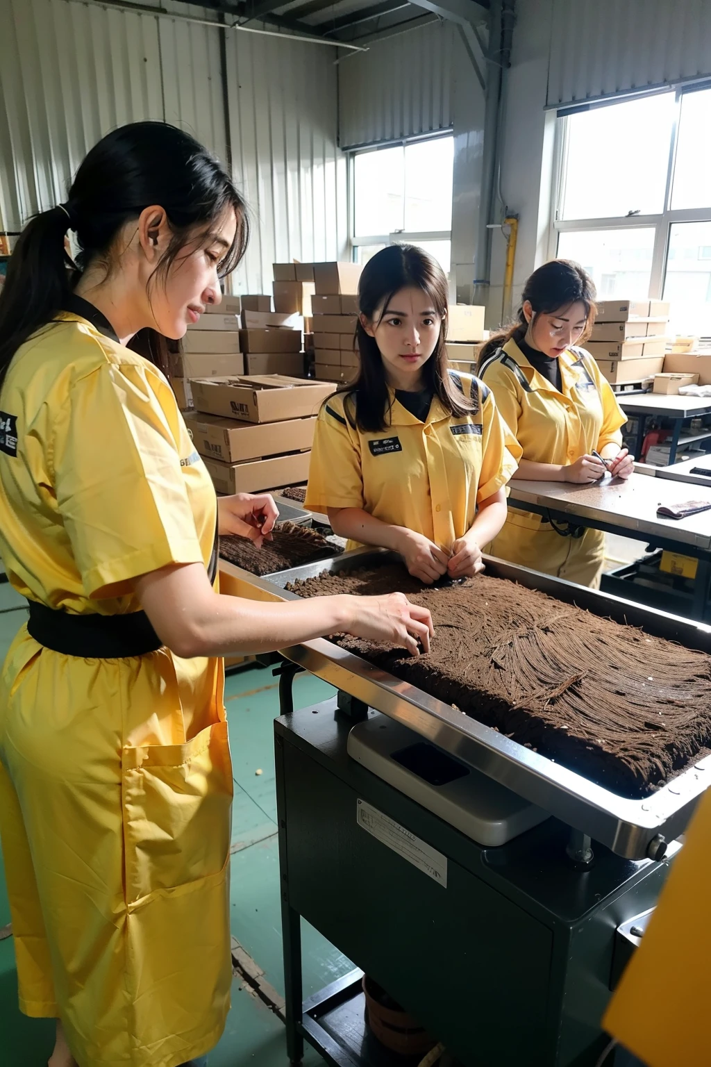 Photos of the environmental protection equipment production workshop