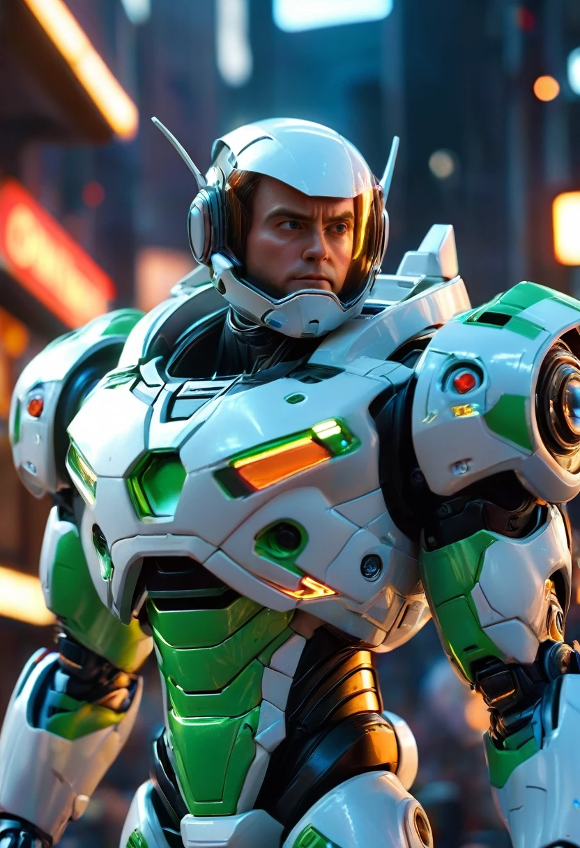 detailed art of Buzz Lightyear, 1action figure, extremely detailed, realistic, photorealistic, hyperrealistic, 8k, masterpiece, cinematic lighting, studio lighting, dramatic lighting, dramatic pose, dynamic action, intricate details, premium quality, digital art, 3d render, highly detailed, sharp focus, depth of field, volumetric lighting, cinematic composition, epic, heroic, dramatic, grand, powerful, bold, iconic, retro-futuristic, sci-fi, space opera, colorful, vibrant colors