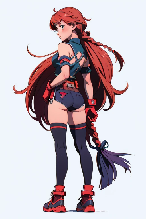 ? 1girl 6521690? armor 213166? bare hips 3551? belt pouch 10111? bow 1024066? braid 585287? elbow gloves 309743? elbow pads 6241? from behind 274211? full body 758762? gloves 1292102? greaves 10425? hair bow 457544? highleg 102551? highleg panties 19717? panties 801422? pouch 29612? product girl 933? red hair 555552? shirt 1548230? shoes 405323? solo 5061008? standing 922850? striped clothes 227709? striped shirt 28026? striped thighhighs 58066? thighhighs 1266920? twin braids 166609? underwear 981602? vambraces 15600? white background 1422110