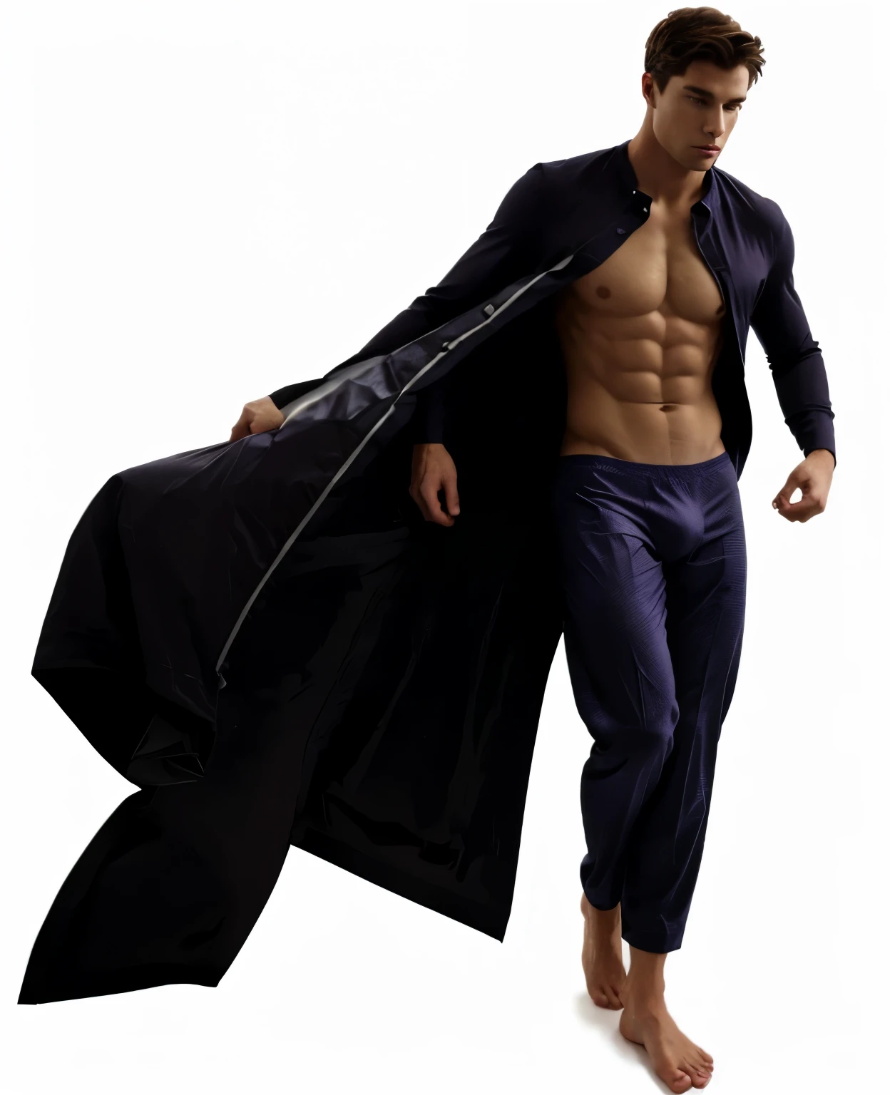 man in underwear