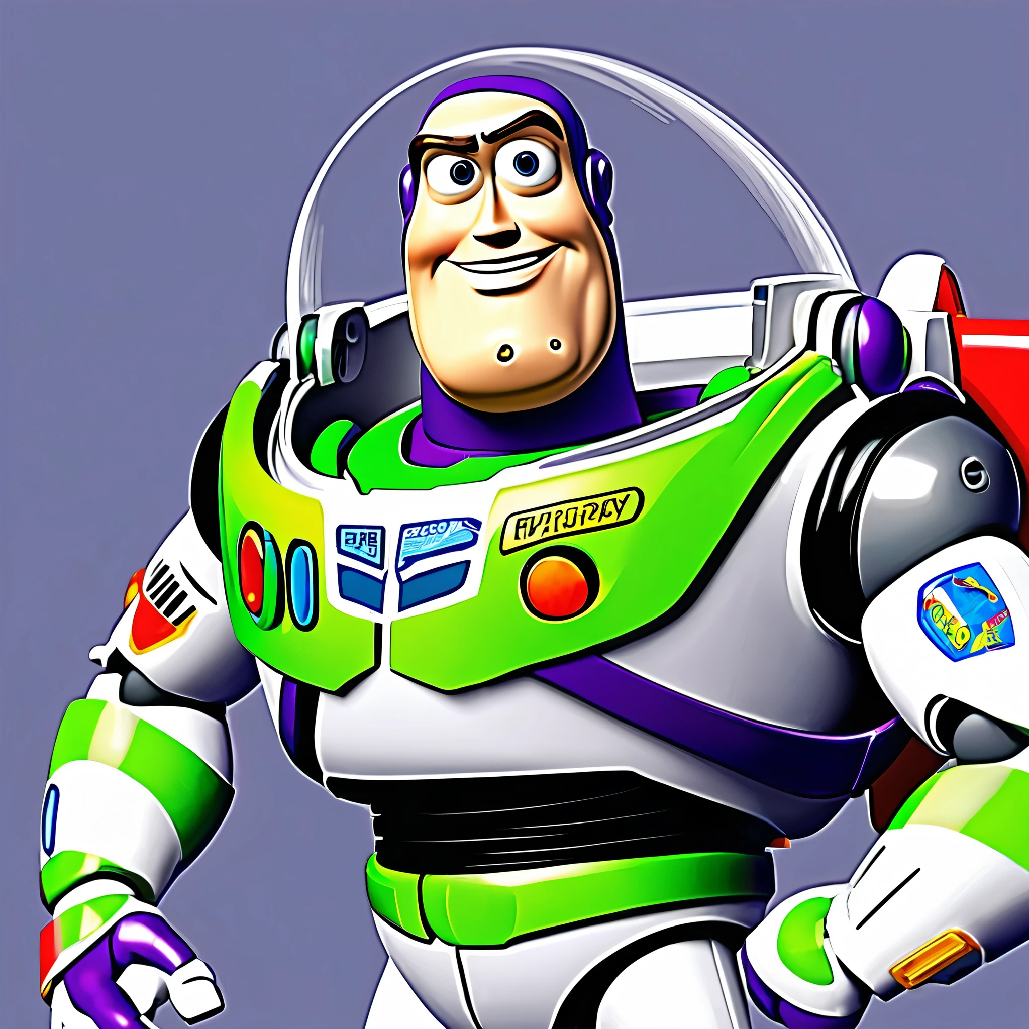ディズニーピクサーのバズ・Lightyearの非常に詳細なイラスト, バズ・Lightyear, バズ・Lightyear, Lightyear(movie, Toy Story), 中距離Close-up shot, buzz Lightyear (movie), Complete diagram, from Toy Story, action figurine toy, figma, Close-up shot, Close-up shot, Close-up portrait shot