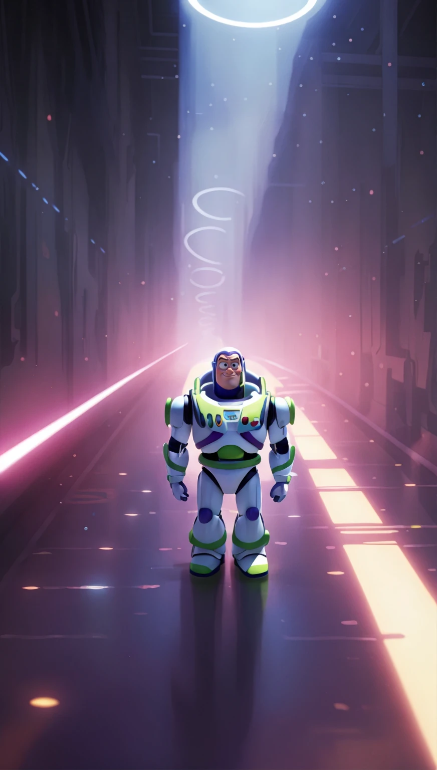 buzz lightyear, minimalist Journey,solo