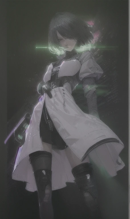 ((La mejor calidad)), ((obra maestra)), (muy detallado:1.3), ..............3D, Beautiful (cyberpunk:1.3) Mujer hacker, peinado corto,pelo corto, Volver al visor, cabello grueso, Terminal de ordenador operativo, Pantalla montada en la cabeza, computer server, Pantalla LCD, fiber optic cable, Logotipo de la empresa, HDR (High Dymanic Range), Trazado de rayos, NVIDIA RTX, Super resolution, Irreal 5, Subsoil Scatter, Textura PBR, Post-procesamiento, Anisotropic filtering, profundidad de campo, maximum sharpness and sharpness, Texturas multicapa, Albedo y Highlight Maps, Sombreado de superficies, Accurate simulation of light-material interactions, proporciones perfectas, Renderizado de octanaje, duotone lighting, ISO bajo, balance de blancos, Regla de los tercios, amplia apertura, 8K RAW, efficient sub-pixels, sub-pixel convolution, glow particles, dynamic pose