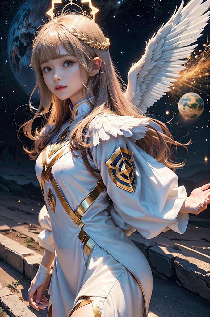 Guardian Angels appointed to protect the cosmic Earth and its first inhabitants