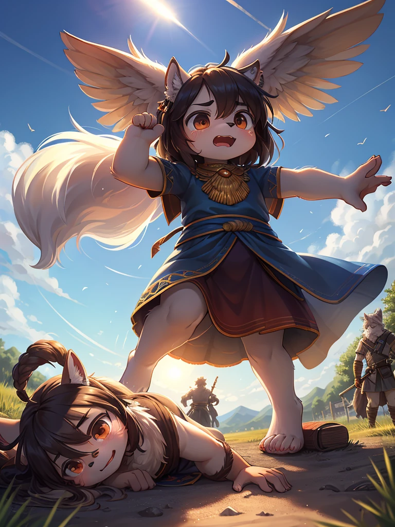Unrealistic Perspective , dynamic angle , rule of thirds Layout , Bokeh , dynamic action , realistic hairy fur , round face , moist round eyes , Swollen cheeks , hair ties , Short stature , accidents , Happenings , sensational , front view , top view , back view , side view , from above , from below , Joy, anger, sorrow, and happiness , Pleasure , Pain , sit , standing , lying down , lying back , squad , jump , (Fluttering in the wind , zoom blur , combat)The pain of separation , Pain of meeting with hatred ,
Don't think that I came to give peace to the earth,
I'll tell you, but rather, it's a conflict,
After now, if there are 5 people in the family, 3 people will be divided into 2 people and 2 people will be divided into 3 people and fight,
The father to the son, the son to the father,
Mother to daughter, daughter to mother,
Mother-in-law to wife, wife to mother-in-law,
We don't fight separately,
Gospel of Luke 12:49,
Ancient Jewish clothing