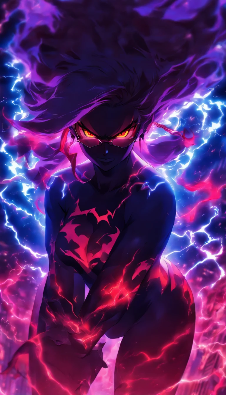 devil woman Glasses underwear thunder