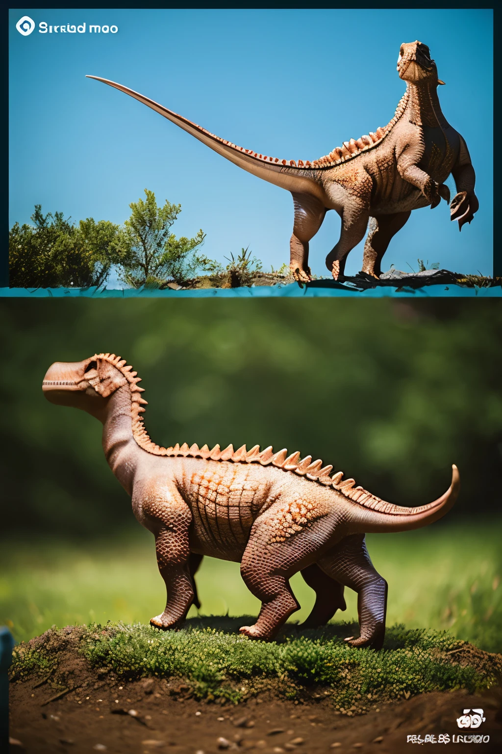 Three-horned dinosaur