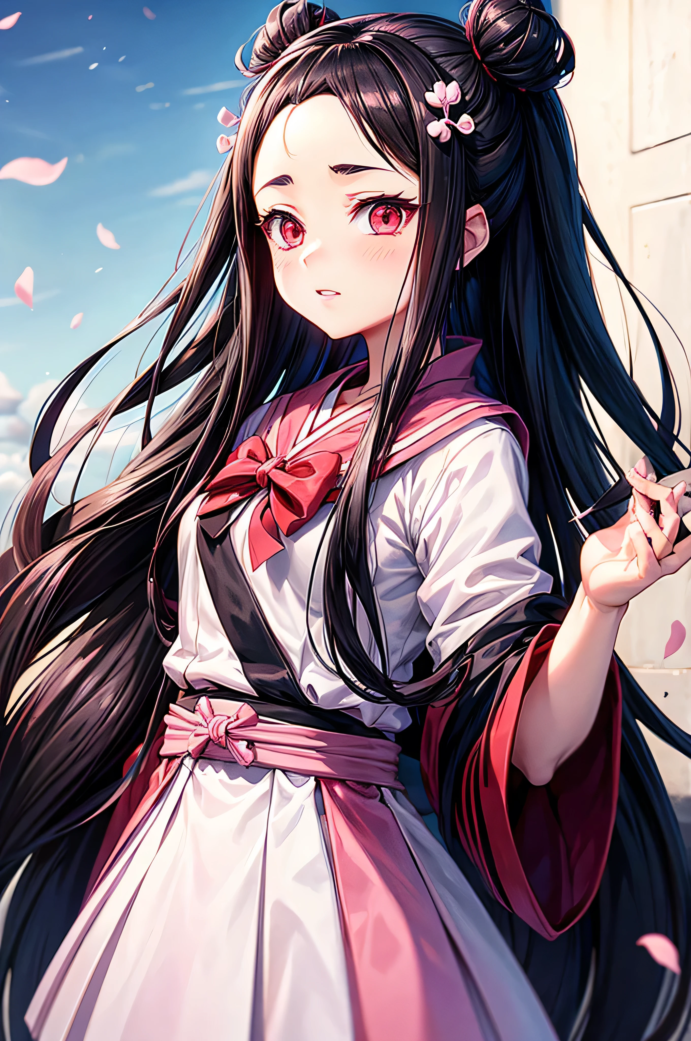 Nezuko from anime demon slayer, , cute