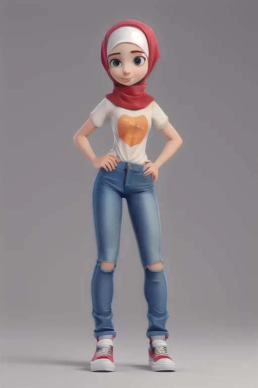 Hijab female t shirt jeans shoes body
Male t shirt jeans shoes body
