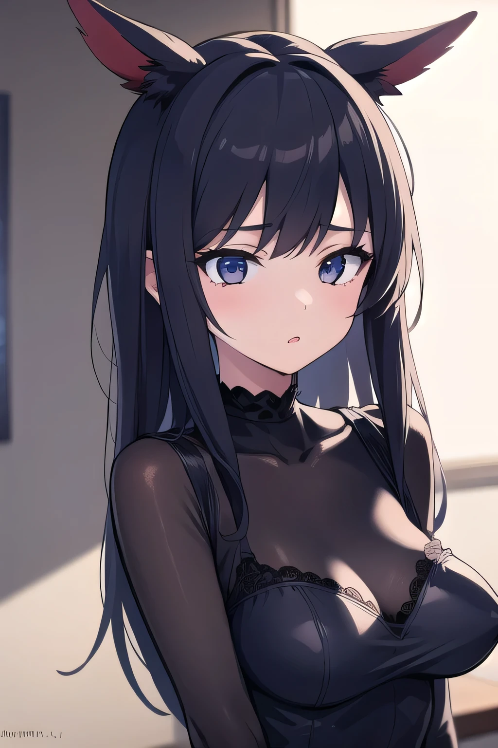 masterpiece, best quality, 1girl, pointy breasts,