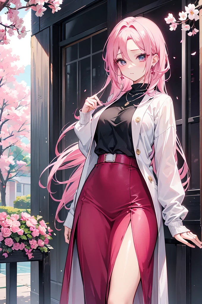 A depiction of a singular female character is requested, bearing the name Sakura Haruno, also known as Haruno Sakura in the anime "Naruto." Specifically, the focus is on her entire body, showcasing her elegant figure. She possesses luscious, pink hair that exudes beauty and allure. Her hair is particularly striking, emitting a vibrant hue of pink that captivates the viewer. Her eyes are a mesmerizing shade of green, possessing a level of detail that is both perfect and highly detailed, drawing attention to their captivating charm.
Sakura's physique is described as possessing a nice figure, with a great feminine body characterized by excellent curves. In terms of attire, she is envisioned wearing modern clothing that reflects her fashionable sensibilities. The outfit should be contemporary and chic, reflecting current fashion trends.
Imagine her dressed in a stylish ensemble, perhaps consisting of a fitted top with intricate detailing, complemented by a flowing skirt or tailored trousers. Accessories such as a delicate necklace or fashionable earrings could accentuate her look, adding a touch of sophistication. The outfit should accentuate her figure while also allowing her to move freely, reflecting her confident demeanor.
The image quality is expected to be exceptionally high, reaching a resolution of 8K, ensuring that every detail of Sakura and her attire is depicted with utmost clarity. The final result should be a perfect image, capturing Sakura Haruno in all her beauty and elegance.