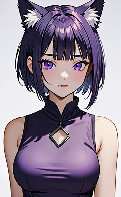 (masterpiece:1.4、top-quality、illustration)、(character focus、,upper body:1.3)、(face:1.5),(1girl),(cunnilingus gesture:1.5),(Beautiful eyes:1.4),cute face,(purple eyes:1.3)、(tareme:1.3)、(fox ears,fox tails),
),(stand:1.4),、(),(),
(blue grey hair),(short hair:1.5)、
,(),(sleeveless turtleneck china dress:1.5),
(blunt bangs),(sidelocks:1.3), (large breasts)、
、slender、zydG
